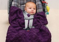 Infant Car Seat Canopy Pattern Free Knitted