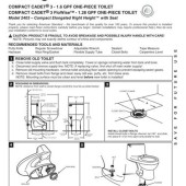 American Standard Toilet Seat Install