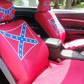 Confederate Flag Bench Seat Covers