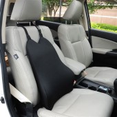 Lumbar Foam Support Car Seat Covers Black