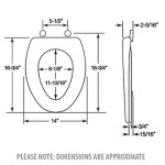 Bemis Elongated Toilet Seat Dimensions
