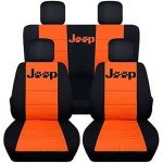 Orange Jeep Seat Covers