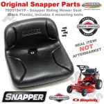 Snapper Riding Mower Seat Cover
