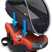 Brica Infant Comfort Canopy Car Seat Cover