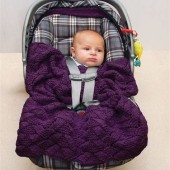 Knitted Baby Car Seat Cover Pattern